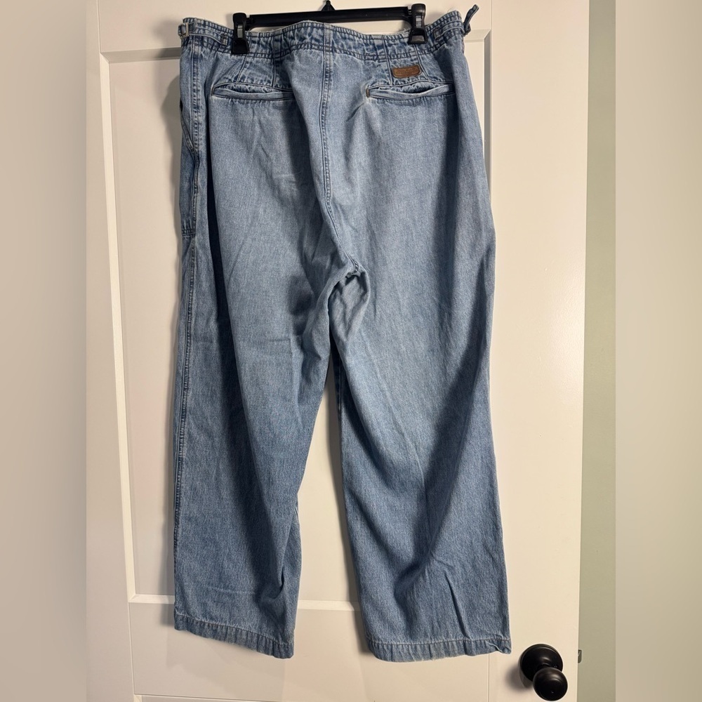 Vintage Ralph Lauren Jeans High Rise Relaxed Fit 100% cotton light blue - Picture 2 of 10